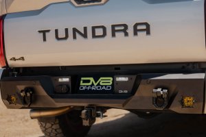 Toyota Tundra Rear Bumper - DV8 Offroad - Spec Series, Mid-Width, Steel - Black - `22-`26